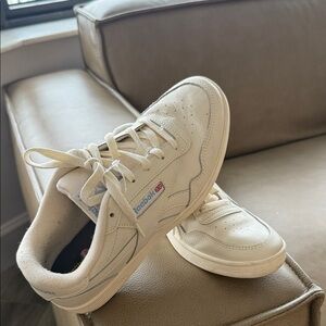 Reebok Beige Athletic Shoes